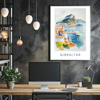 Scenic View of Gibraltar Poster PosterGoat