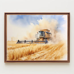 Harvesting the Fields Poster