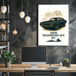 2025 Woodward Ave M1 Poster