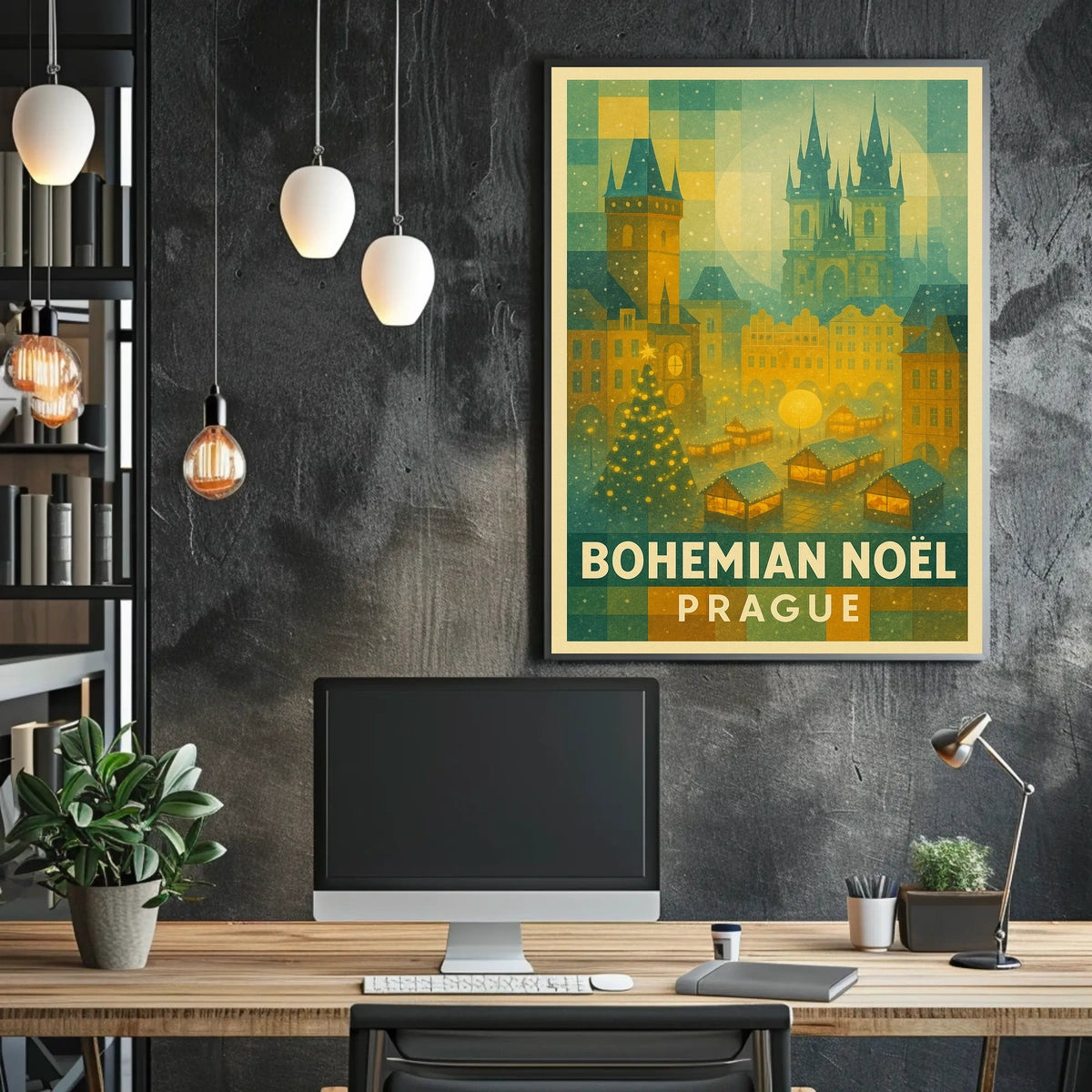 Bohemian Noël in Prague Poster