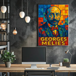 Georges Méliès A Vibrant Tribute Poster