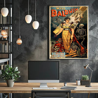 Miss Baldwin Witchcraft Performance Poster - Cultural or Heritage Poster
