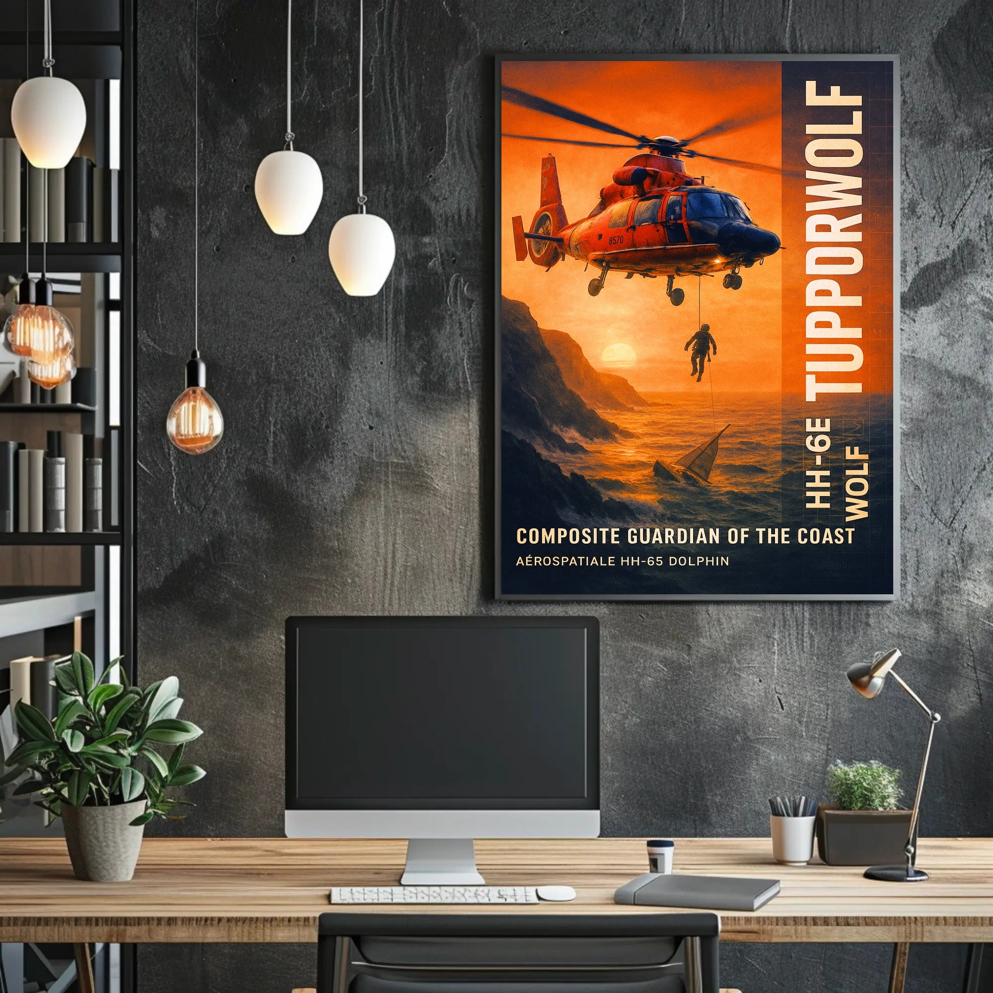 Tupporwolf Guardian of the Coast Poster PosterGoat
