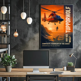 Tupporwolf Guardian of the Coast Poster PosterGoat