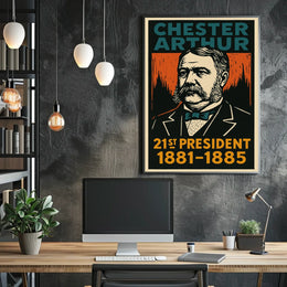 Chester Arthur 21st President Poster