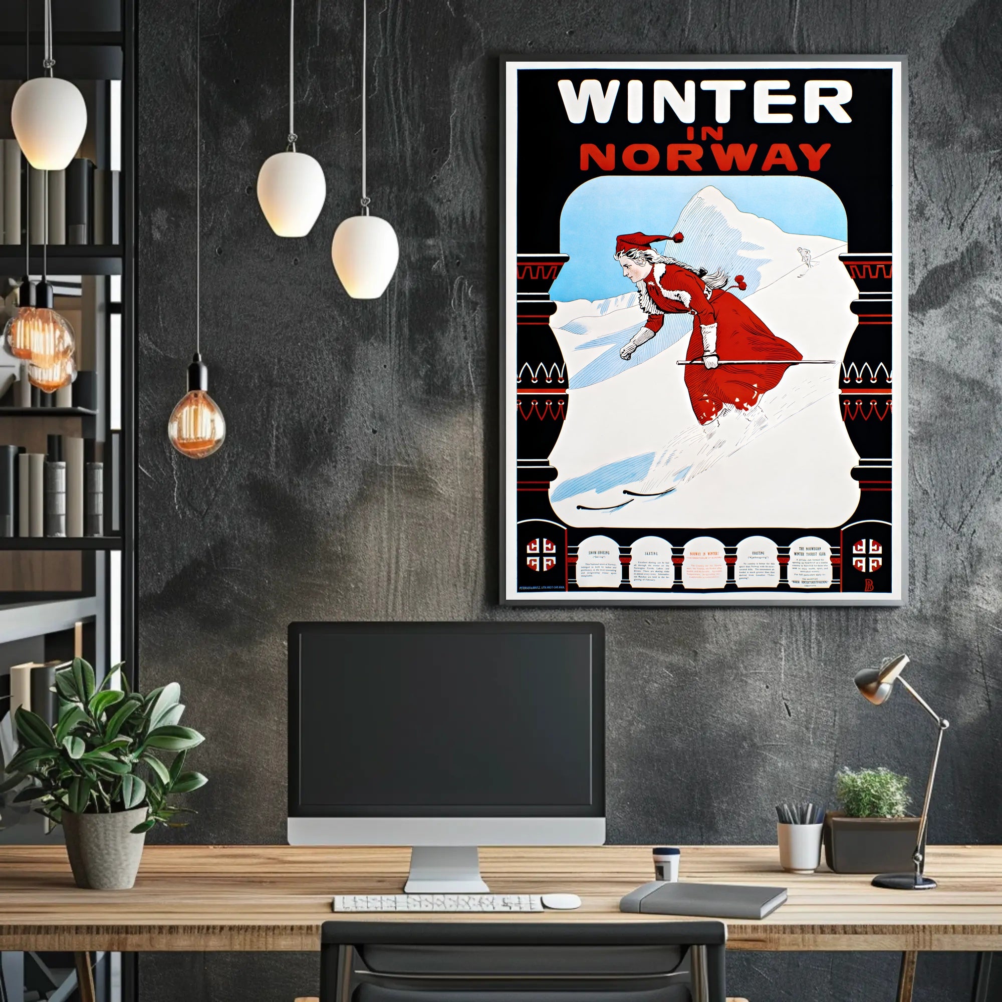 Winter in Norway Poster PosterGoat