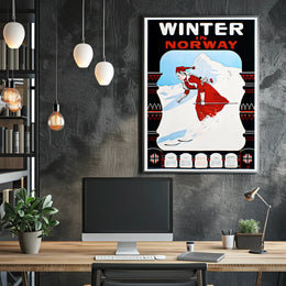 Winter in Norway Poster PosterGoat