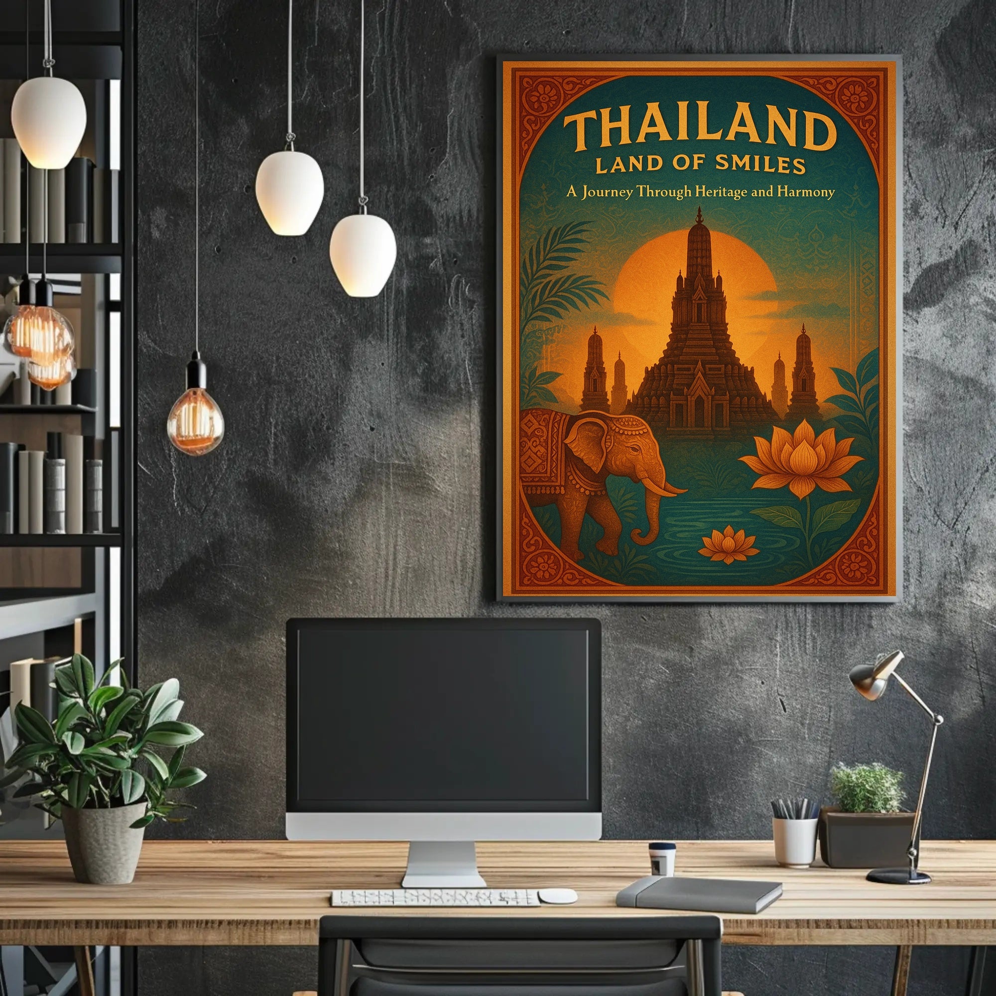 Thailand Land Of Smiles Poster