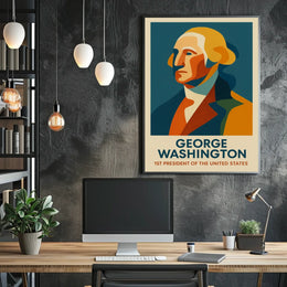 George Washington 1St President Poster