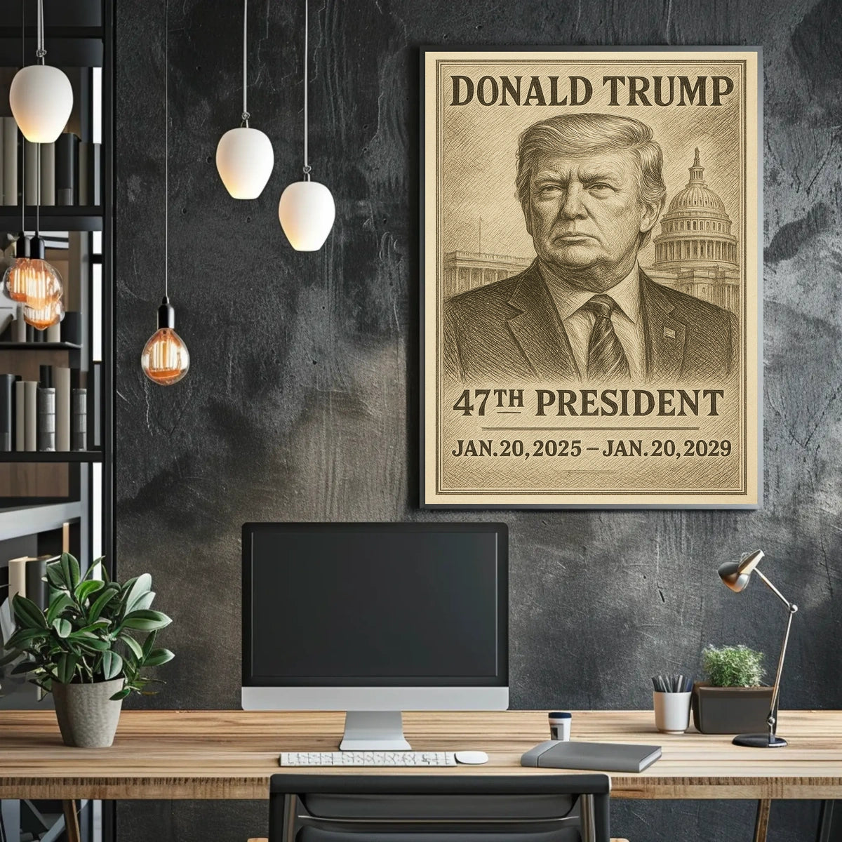 Donald Trump 47th President Poster