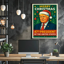 Merry Christmas 47Th President Poster