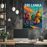 Vibrant Sri Lanka Poster