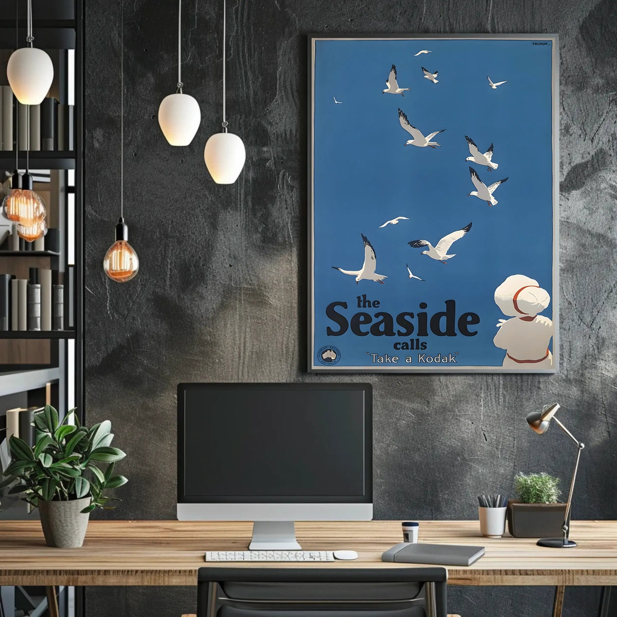 The Seaside Calls Poster