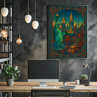 New York City Dreams Poster Wall Art For NYC Lovers