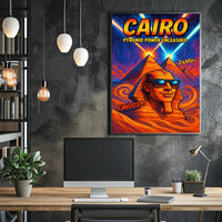 Cairo Pyramid Power Unleashed Poster PosterGoat