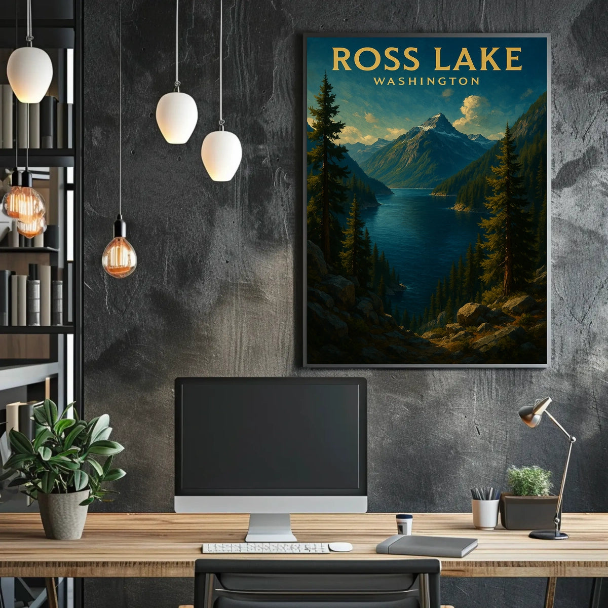 Ross Lake, Washington Poster