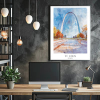 St. Louis in Art Poster PosterGoat