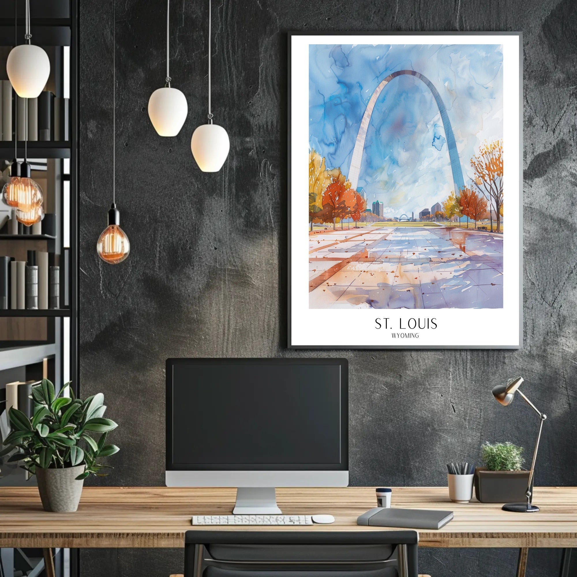 St. Louis in Art Poster PosterGoat
