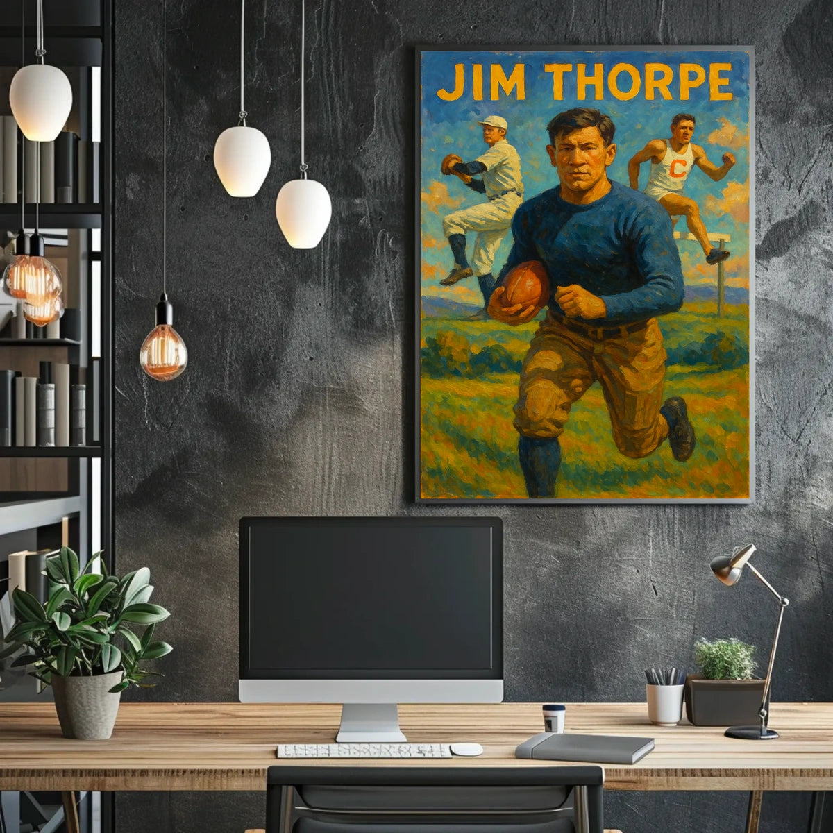 Jim Thorpe Athletic Legend Poster