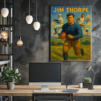 Jim Thorpe Athletic Legend Poster