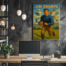 Jim Thorpe Athletic Legend Poster