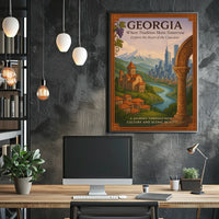 Georgia Where Tradition Meets Tomorrow Poster