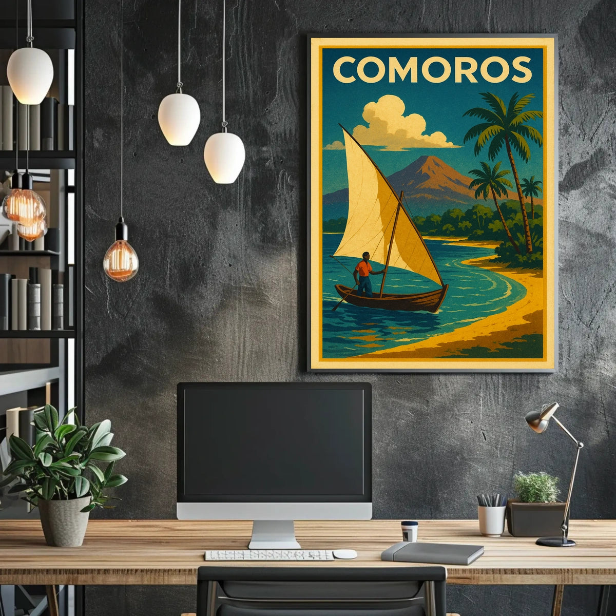 Comoros Island Paradise Poster