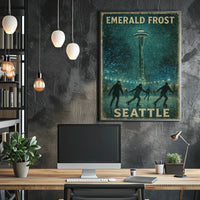 Emerald Frost In Seattle Poster