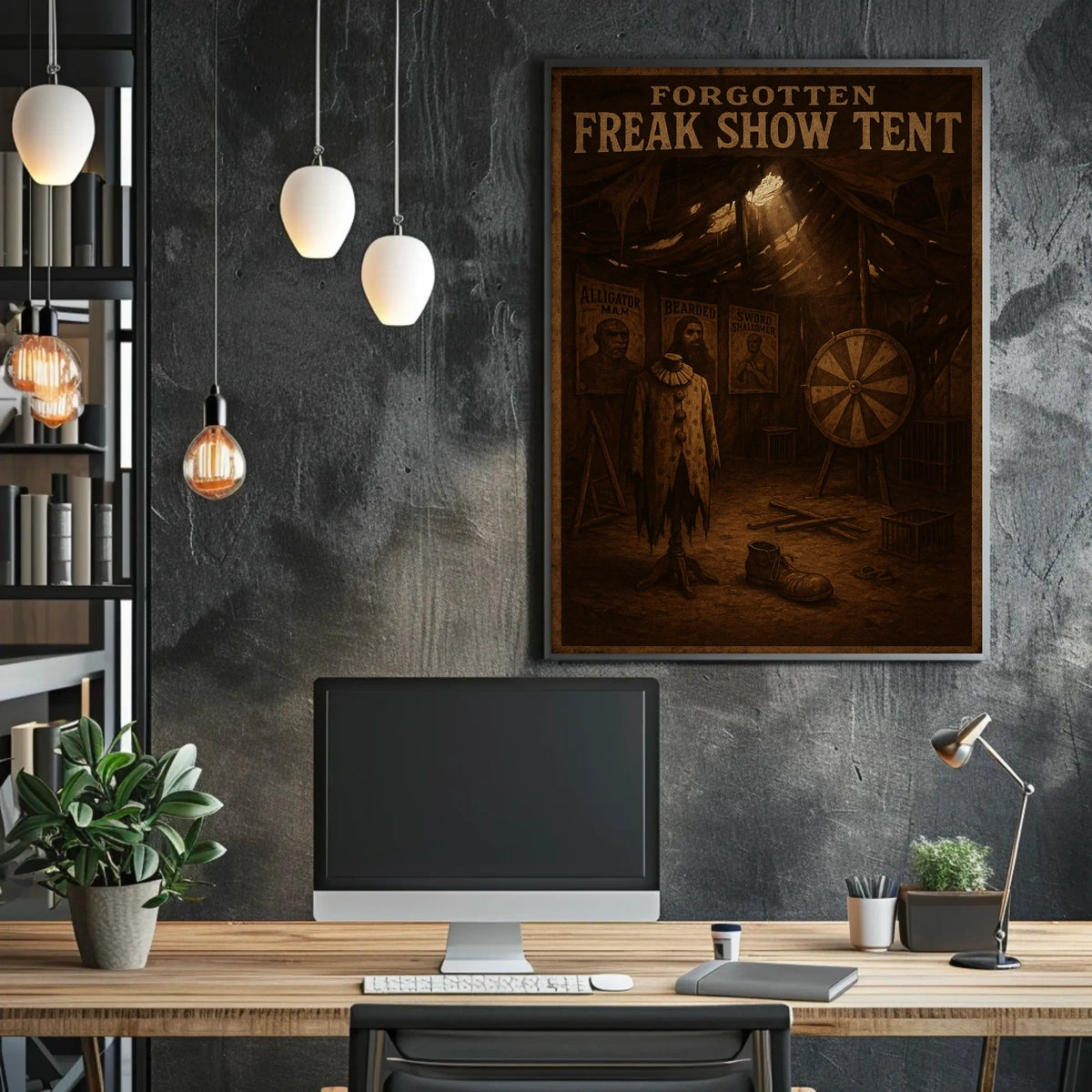 Forgotten Freak Show Tent Poster