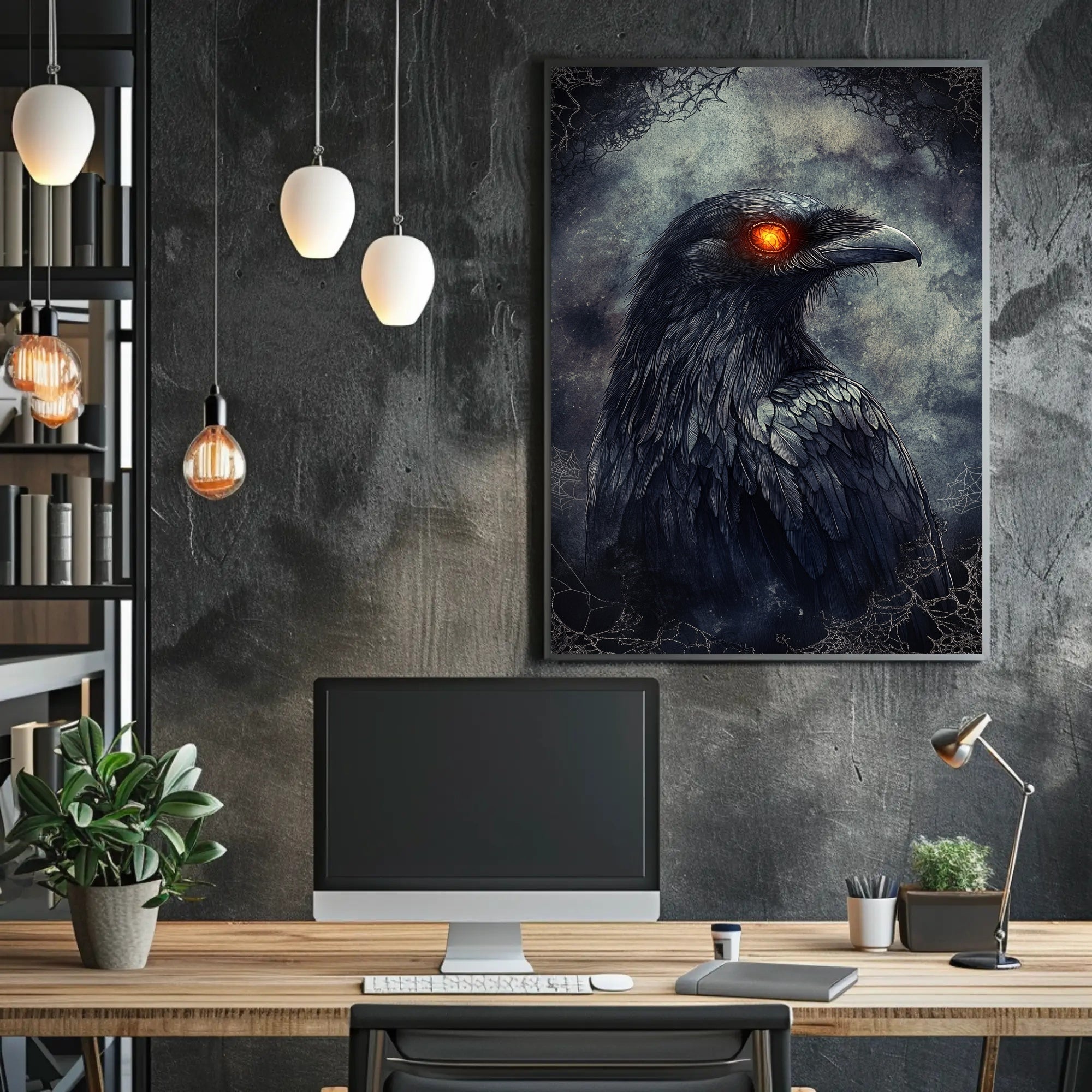 The Enigmatic Raven Poster