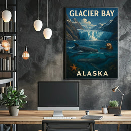 Glacier Bay, Alaska Poster