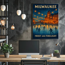 Milwaukee Frost And Firelight Poster