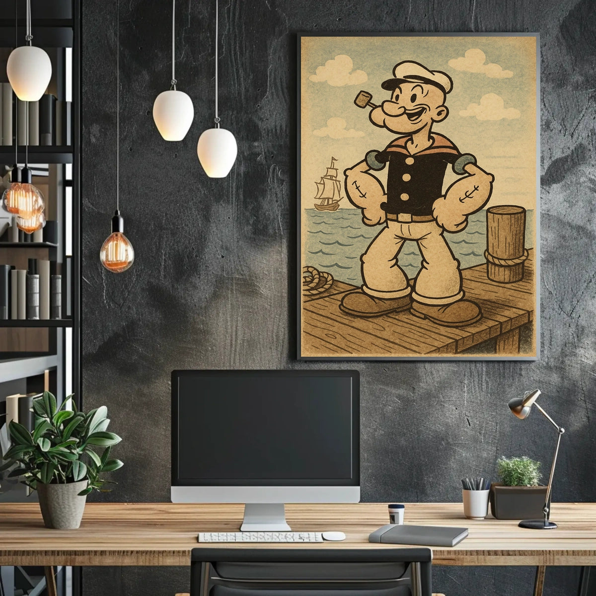 Popeye 1929 Art Poster POP-250
