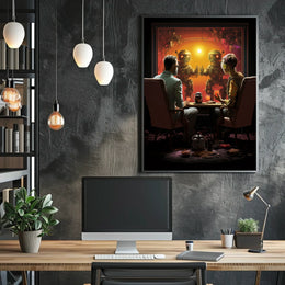 Futuristic Encounter Poster