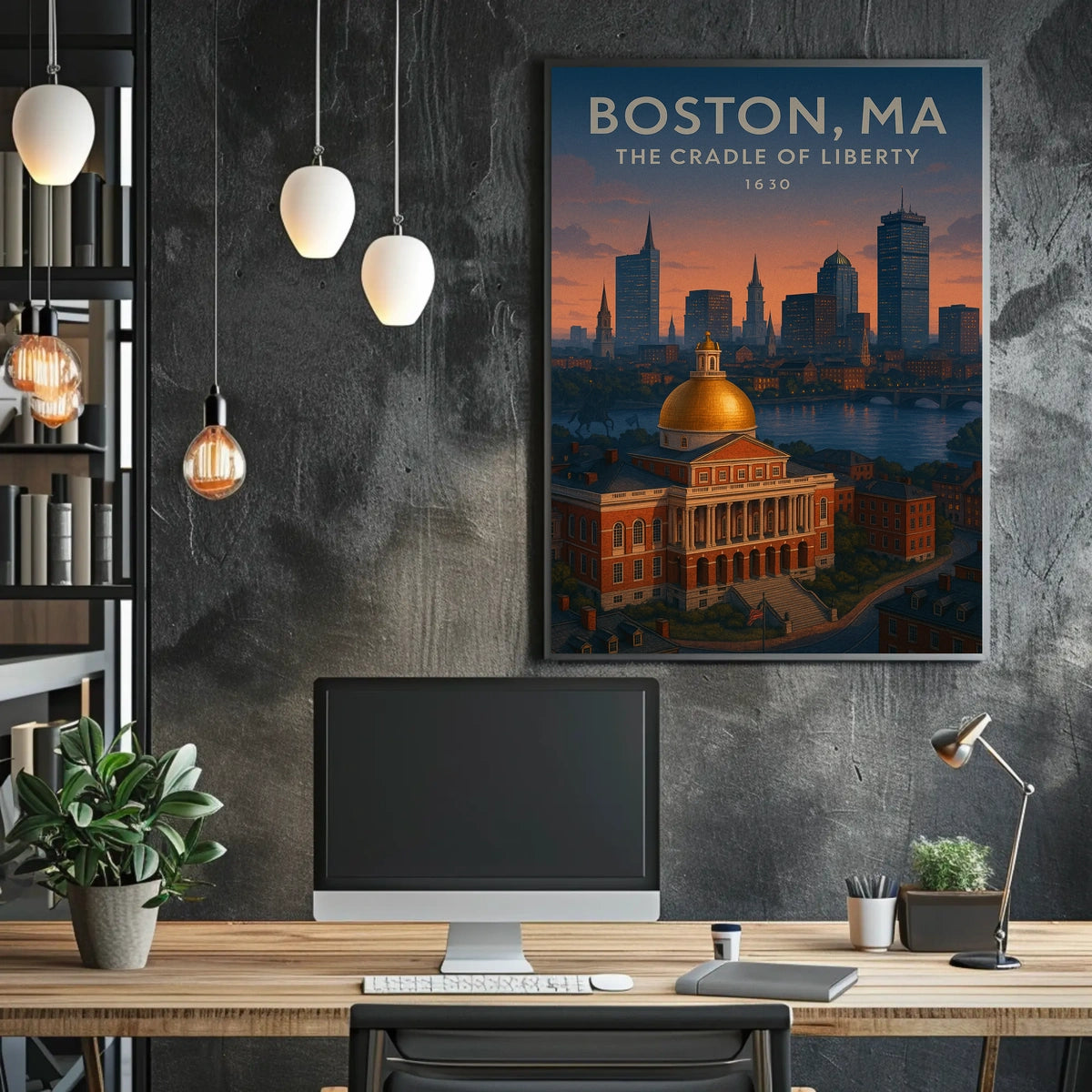 Boston, MA The Cradle of Liberty Poster