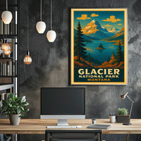 Glacier National Park Montana Poster