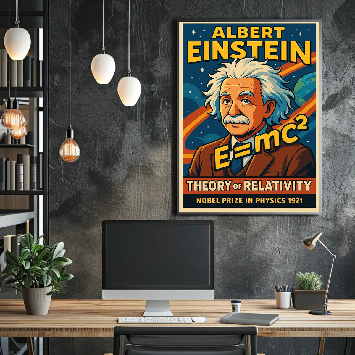 Albert Einstein Nobel Prize In Physics Poster