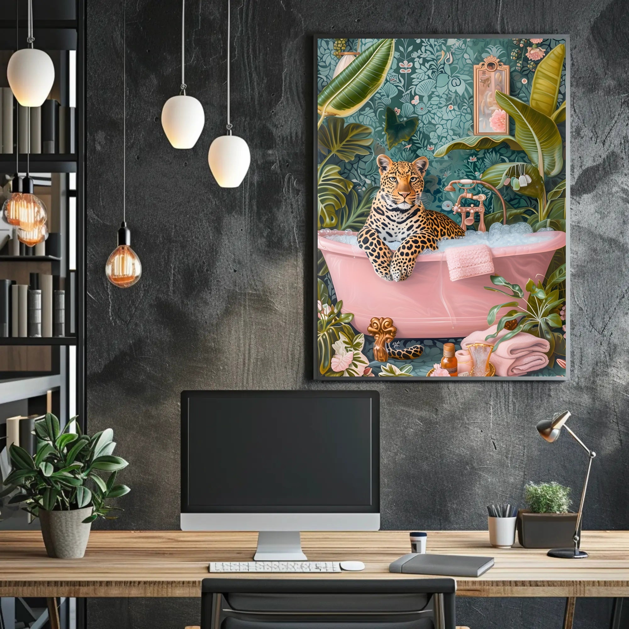 Leopard Luxury Poster Elegant Animal Wall Art