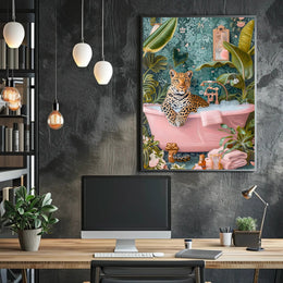 Leopard Luxury Poster Elegant Animal Wall Art