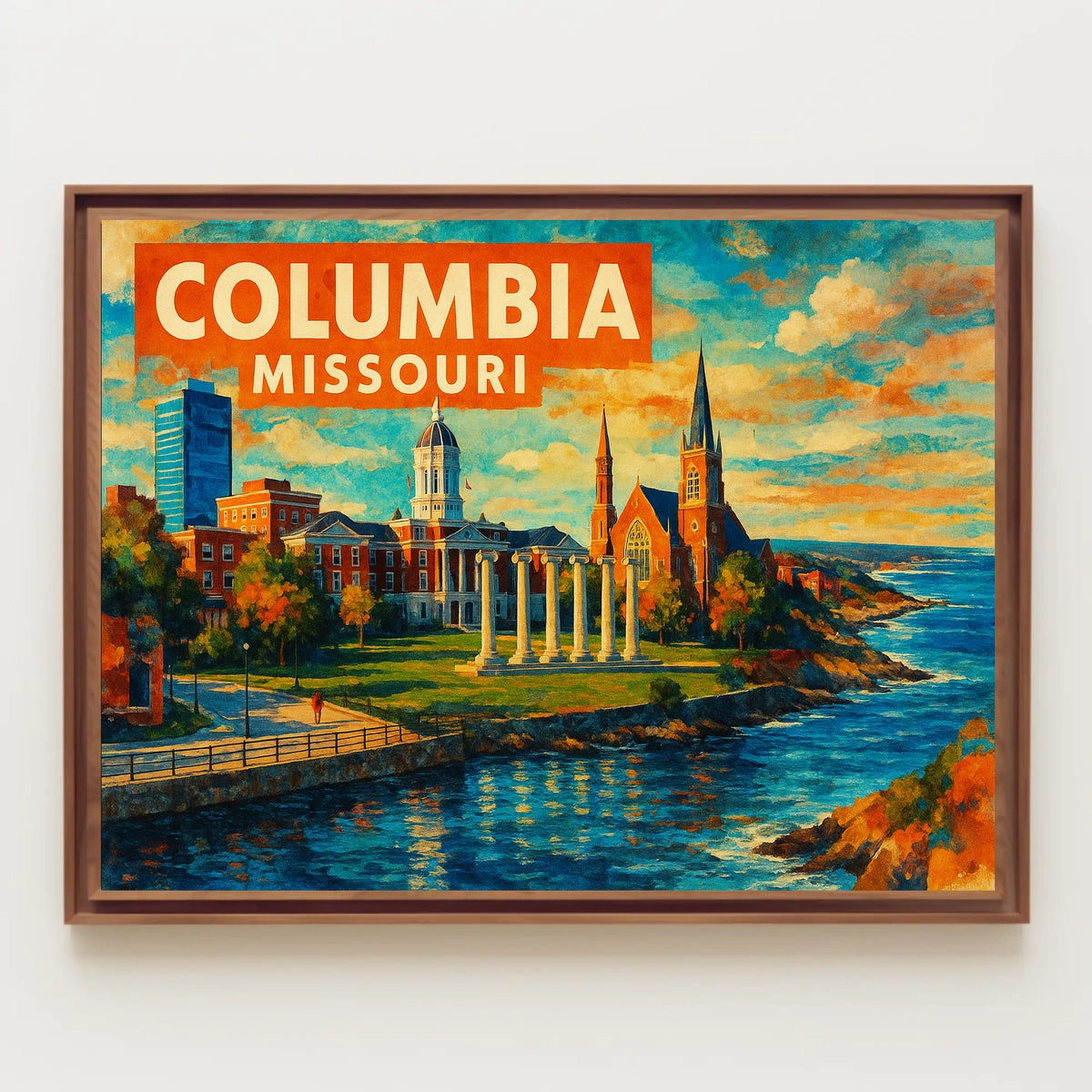 Columbia, Missouri Poster