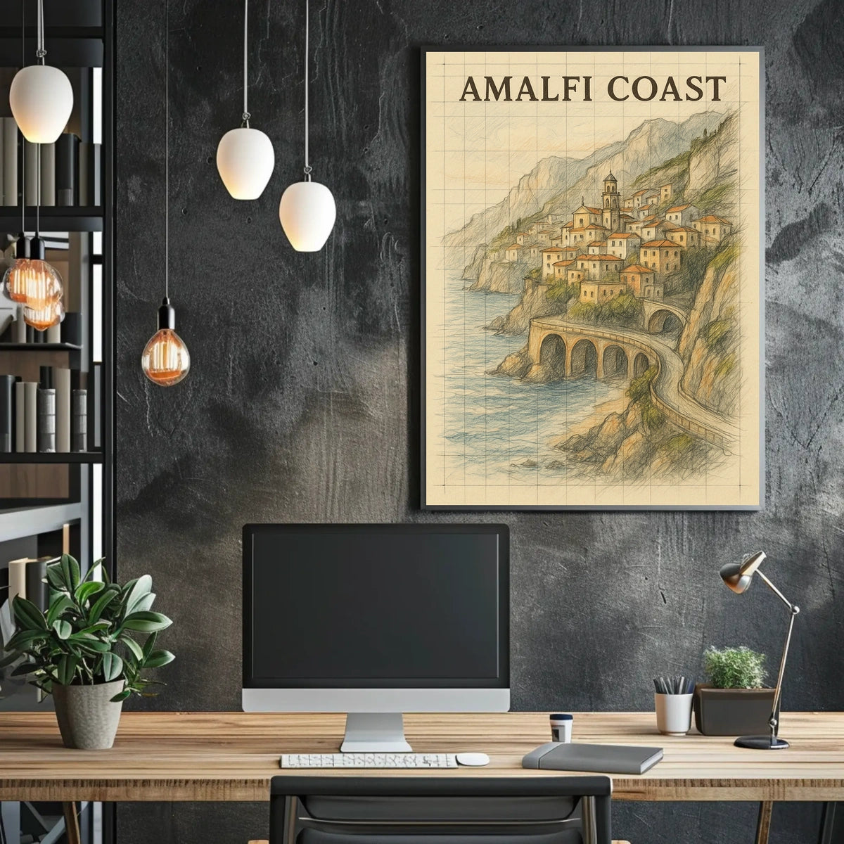 Amalfi Coast Scenic Beauty Poster