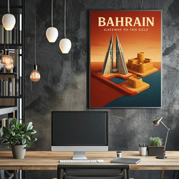 Bahrain Gateway to the Gulf Cultural Heritage Poster