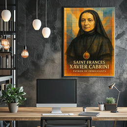 Saint Frances Xavier Cabrini Poster