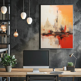 Dynamic Urban Exploration Art Poster - Abstract, Artistic Poster