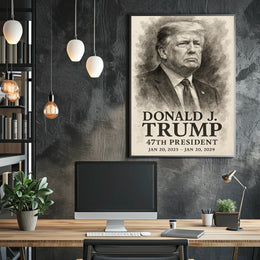 Donald J. Trump 47th President Poster