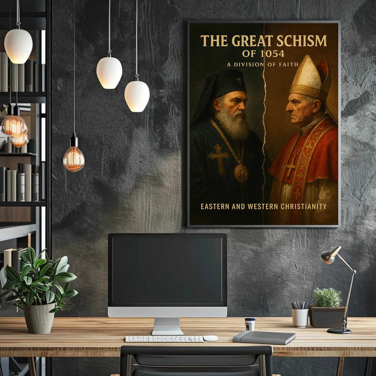 Great Schism 1054 Eastern Western Poster