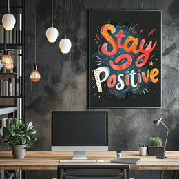 Stay Positive Poster