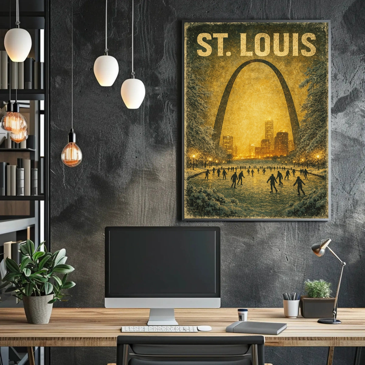 St. Louis Winter Wonderland Poster