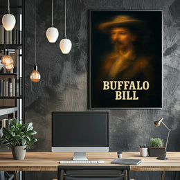 Buffalo Bill Wild West Historical Poster
