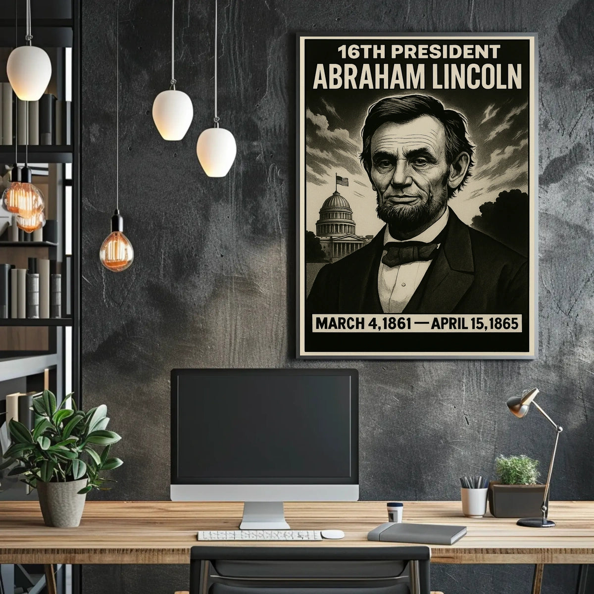 Abraham Lincoln 16Th President Poster